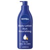 NIVEA Rich Nourishing Body Lotion (400ml), Rich 72H Hydration Moisturiser