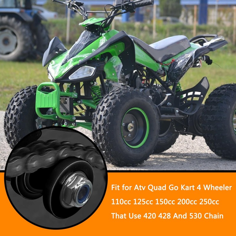 HOLATO Chain Slider Tensioner Adjuster Roller Guide with Spring for