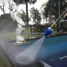 YOKING Turbo Nozzle Pressure Washer Accessories 360° Rotating Spray, 4000 Psi, 6.0 GPM, 1/4 Inch Quick Connect Washer Attachment for Cleaning Brick, Concrete and Vinyl Surfaces(Ceramic Orifice 6.0)