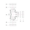 ZM Heavy Duty Brass 3-Way Tee with Slip Joint Connection,