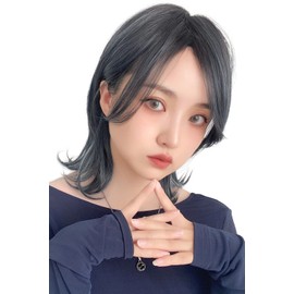 [Brightlara] Soft Wolf Layer Wig Short Bob Natural Full Wig Wolf Wolf Hair hf1510-DTB