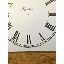 Ingraham 5 Inch Ingraham Clock Replacement Paper Dial             (Lot143)