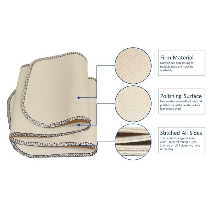 FeetPeople Premium Professional Shine Cloth, 20 Inch x 5 Inch,