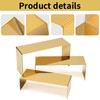 KMtilsh Bag Display Stand Set 3, Gold Purse Display ,Stainless