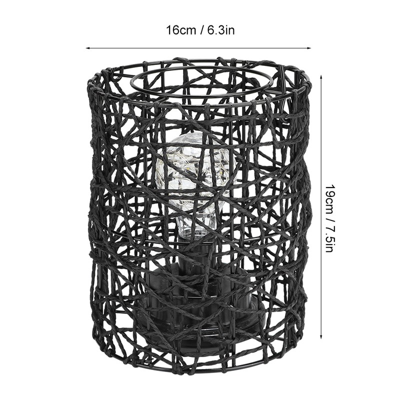 Iron Cage LED Night Light Bulb Lamp for Bedroom Lighting