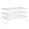 Cooling Rack for Baking 3 Tiers, 16" x 10" Cookie