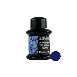 Plum Scented/Plum Blue Handmade Premium Fountain Pen Bottled Ink by De Atramentis
