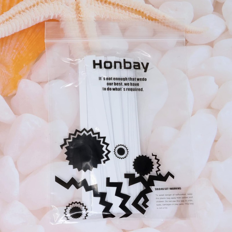 Honbay 100PCS Disposable Perfume Test Strips Rectangle Essential Oils Paper