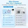 Kids Camera Instant Print, Dual-Lens 48MP Digital Camera for Christmas