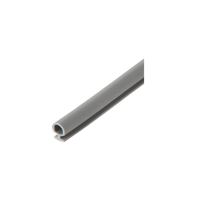 Grey Vinyl Bulb Seal Weatherstrip - 10FT Long
