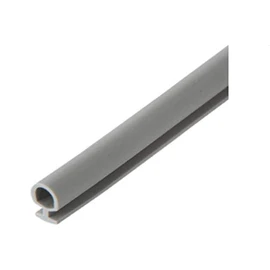Grey Vinyl Bulb Seal Weatherstrip - 10FT Long
