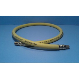 Goodyear USA 6 Foot 3/8 Inch 250 PSI Oil Resistant Rubber Air Hose Pigtail Whip