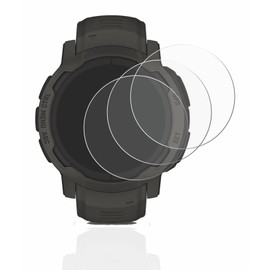 Savvies Pack of 6 Screen Protectors for Garmin Instinct 2 Solar Screen Protector Ultra Transparent