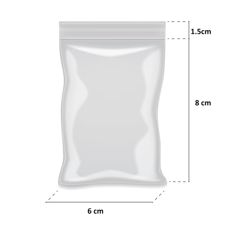 MARCPRINT Set of 100 automatic re-utilisables in plastic transparent de