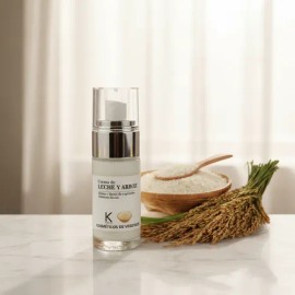 Crema Facial De Leche Y Arroz - Cosmético Vegetal