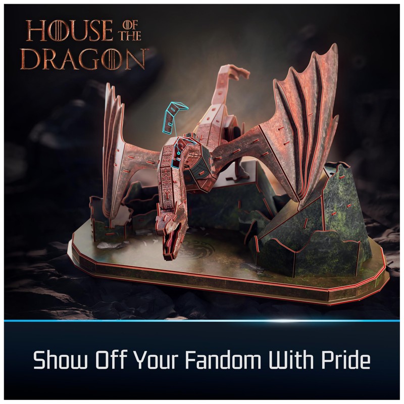 4D Build, House of the Dragon Caraxes Dragon 3D Model