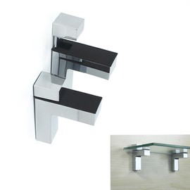 Shelf Brackets 2 Pack Wall Brackets for Organizing Bathrooms, Rooms, Studies and Everyday Supplies