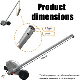Lawn Edger Attachment Fits 330LK, 122LK, 330iK,325iLK,525LK, 525iLK, 535LK Models 122LK Trimmers, 330LK Gas Trimmers and 330iK Combi Switch Battery Platform Replac NO. 970700101, ECA308