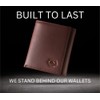 Stealth Mode Cartera RFID de Cuero Para Hombre, Triple Pliegue,