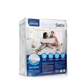 RV 6 Sided Zippered Mattress Protector with Secure Locking Zipper. Creates a Natural Seal Around Your Mattress from Dust, Pet Dander, Pollen, Liquids & More. Oeko-Tex Certified (38x75 Twin)