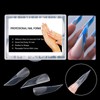 BNG Pack of 120 Matte Dual Nail Shapes for Gel