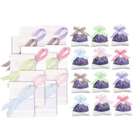 Sachet Empty Bags Linen Fabric Bags Organza Gauze Bags for Lavender, Spice and Herbs