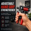 Adjustable Hand Grip Strengthener with Repetition Counter – Dual-Spring Exerciser