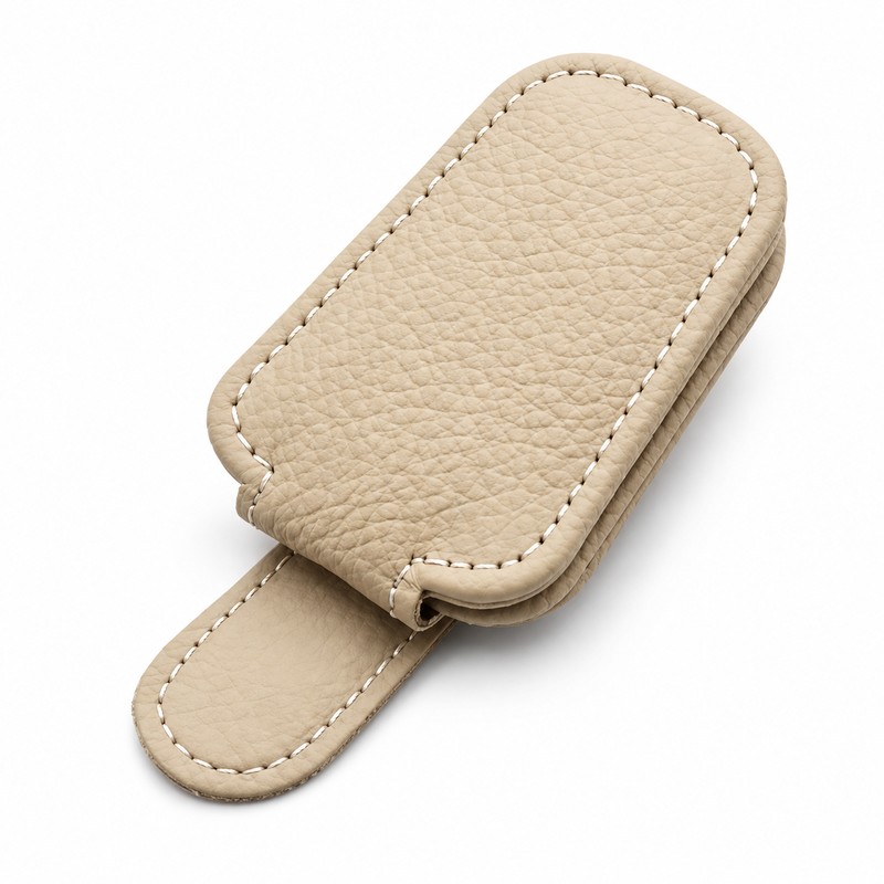 Car Sun Visor Glasses Holder for Driving – Magnetic Leather