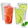 600ml Plastic Water Tumblers,Large Capacity Water Cups Acrylic Drinking Glasses