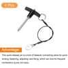 QUARKZMAN T-Handle Locking Pins, 5 mm x 40 mm Quick