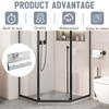 Ptazucv 4-Pack M 6053 Shower Door Accessories,Door Top Bracket Roller