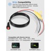 yourour 010-12938-00 Power/Data Cable Repalcement for Garmin EchoMAP Ultra 102sv,