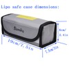 Blomiky 2 Pack 18.5 * 7.5 * 6cm Lipo Battery