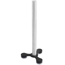 com-four® Standing Kitchen Roll Holder with Suction Cup Stand - Paper Roll Holder for the Kitchen - Stainless Steel Roll Holder - Kitchen Roll Holder without Drilling - 31 cm (Pack of 1 - Suction Cup