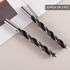 2 Pcs Wood Auger Drill Bits, Cuts Shallow and Deep