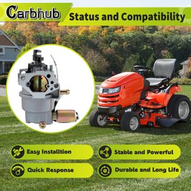 Carbhub 951-05149 Carburetor for Cub Cadet 4P90JUC 4P90JUE 420cc 4P90MUC 4P90MUD CC760ES CC30 Engine Carb, for Husky 13W277SS031 13W277SS231 Carburetor, for MTD 12AE76JU897 13A226JD897 Mower Carb