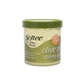 Softee Olive Oil Gel Styling Gel 16Oz (Pack of 3)