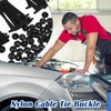 50 Pcs Nylon Universal Cable Tie Buckle, Heavy Duty Self-Locking