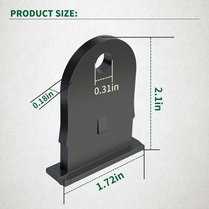 Newly Upgraded Plastic Hasp Latch Fit for Rubbermaid Outdoor Resin