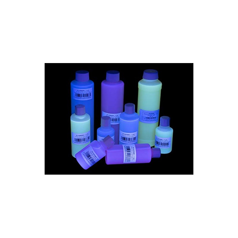 EUROLITE UV-Active Stamp Ink, Transparent Blue, 100 ml, UV-Active Stamp