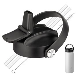 Prurex Replacement Lid for Owala Freesip Stainless Steel 16oz 24oz 32oz 40oz and Clear Tritan 25oz Water Bottle, Wide Flex Handle Straw Lid for Owala Water Bottle Accessories