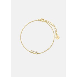30th Birthday Gifts for Women • 3 Crystal Bracelet• 30th Birthday Bracelet • 3 Decades • Thirty Year Old Birthday Gift • Thirtieth 30 Year Old Birthday Gifts 14k Gold