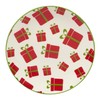 Certified International Holiday Fun 6" Luncheon/Canape Plates, Assorted Designs, Multicolor,