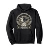 German Shorthaired Pointer Mom Retro Biker Wings Motorcycle Pullover Hoodie