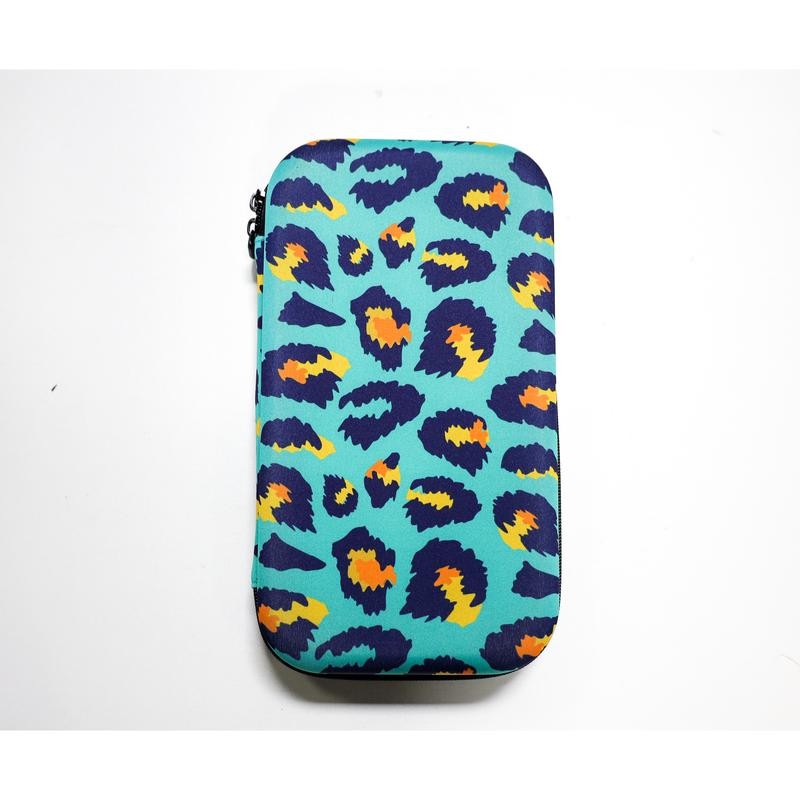 REKMED The MEGA Stethoscope Case - Color: Teal/Purple Cheetah