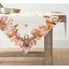 Artoid Mode Trees Deer Birds Autumn Tablecloth, Seasonal Table Linen,