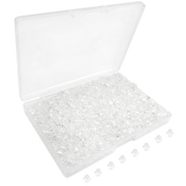 2000pcs Silicone Earring Backs for Fish Hook Studs and Hoops – Soft Clear Safety Clutch Pads, Replacement Backings for Ear Jewelry