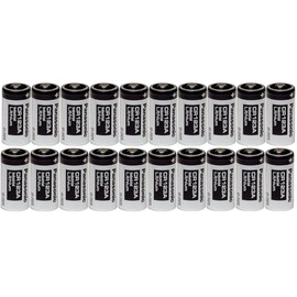 Panasonic 20 CR123A 123A Industrial 3V Lithium Batteries
