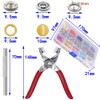 CARPEDIEM Snap Button Handy Press Tool Set DIY Easy Operation,