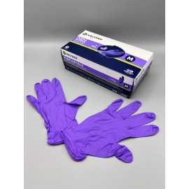 Halyard Nitrile Purple Exam Gloves Size: MEDIUM – Ref. #: 55082